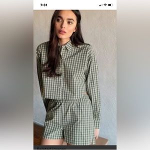 Sunday Best poppy shirt and shorts